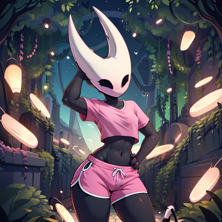 a beautiful black pinuo with pink hair standing in the center of the image with a reggae style scene, she has dreadlocks in her hair and is smoking marijuana in the scene,