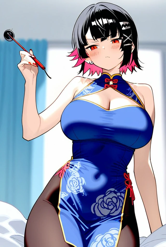 (hard disk, sharp, fractals), 1人の女性,cel shaded animation, Super glossy skin, monkey ears, Monkey tail, bob cuts, jpn, Japanese style costume,wide hips,Huge ass