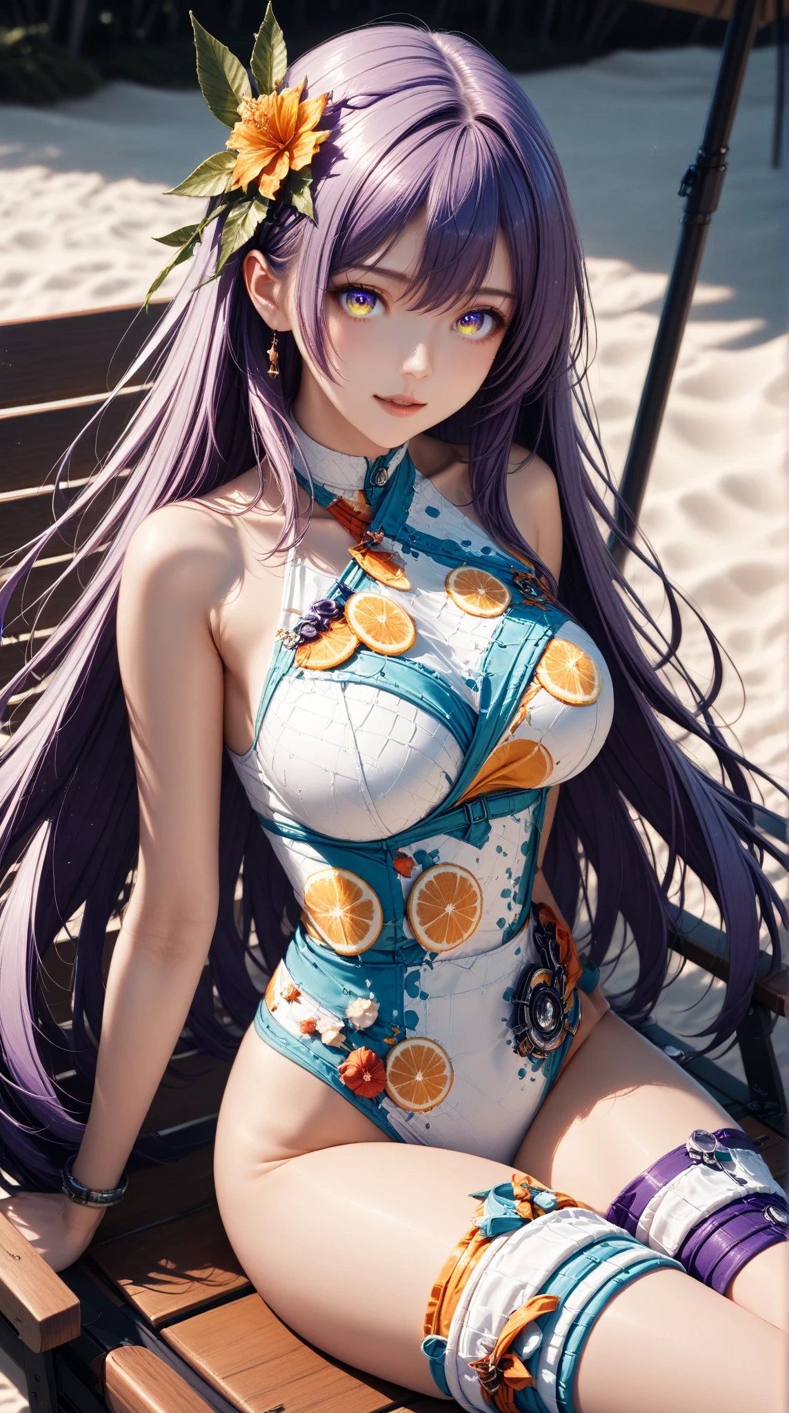 (1girl, solo, masterpiece, 4k, best quality:1.2, (cowboy shot), best quality:1.2, NICE HANDS, COLORFUL, (perfect hands, perfect anatomy)),
nit1, animal ears, dark skin, long hair, facial mark, hairband, white one-piece swimsuit, white swimsuit, jewelry, necklace, collarbone, white shawl, hood up,
((simple background, white background)), <lora:GoodHands-vanilla:0.7>