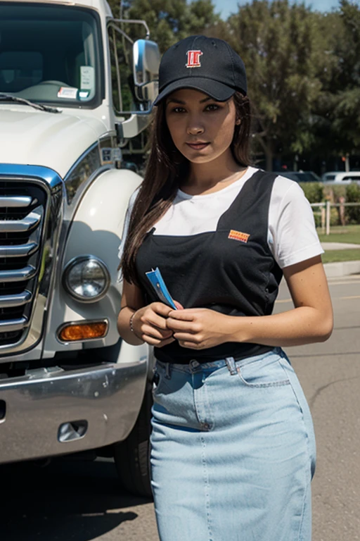 Masterpiece, highest quality, realistic, very fine details, high resolution, 1 beautiful woman, indian, 20 years old, bright smile, dimples, black long hair, medium breasts, brown eyes, beautiful eyes, detailed And realistic bright skin texture, height 170, frontal shot, full body shot, jeans, formal orange shirt, defender car front sit drive,