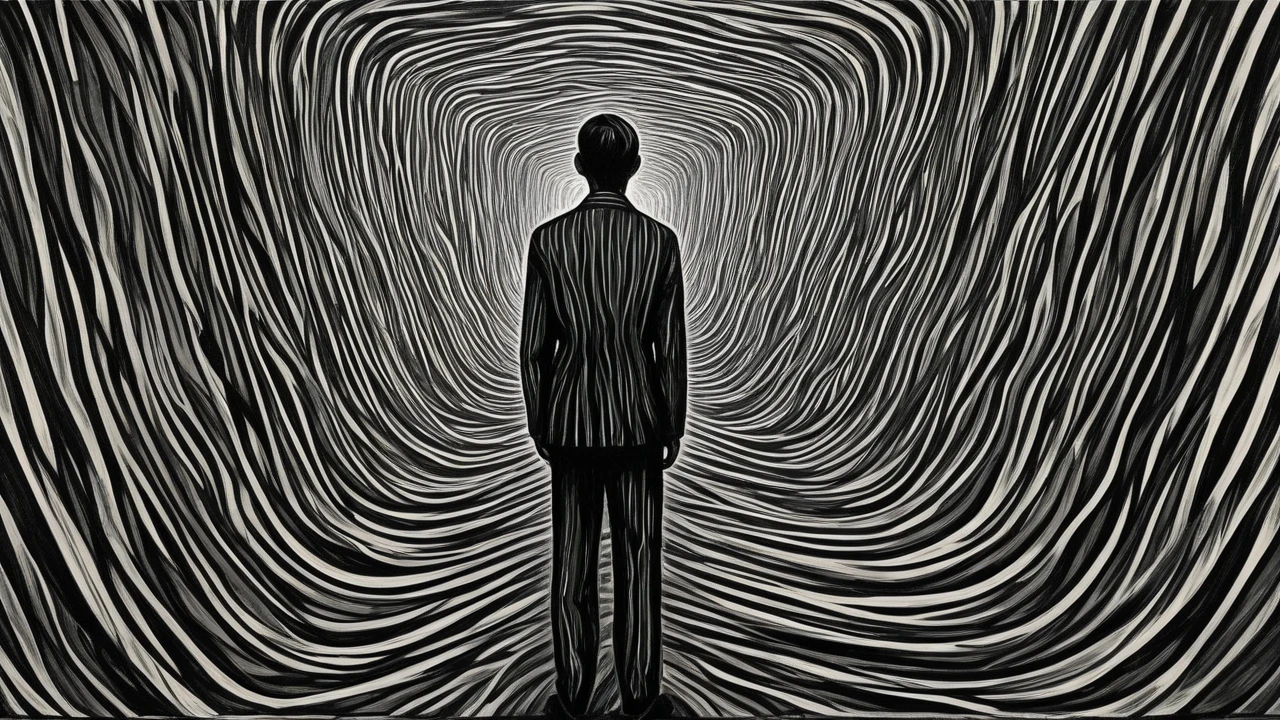 a back of man, black and white line <lora:neg4all_bdsqlsz_xl_V6:1> <lora:SDXL_black_and_white_line_Sa_May:1>