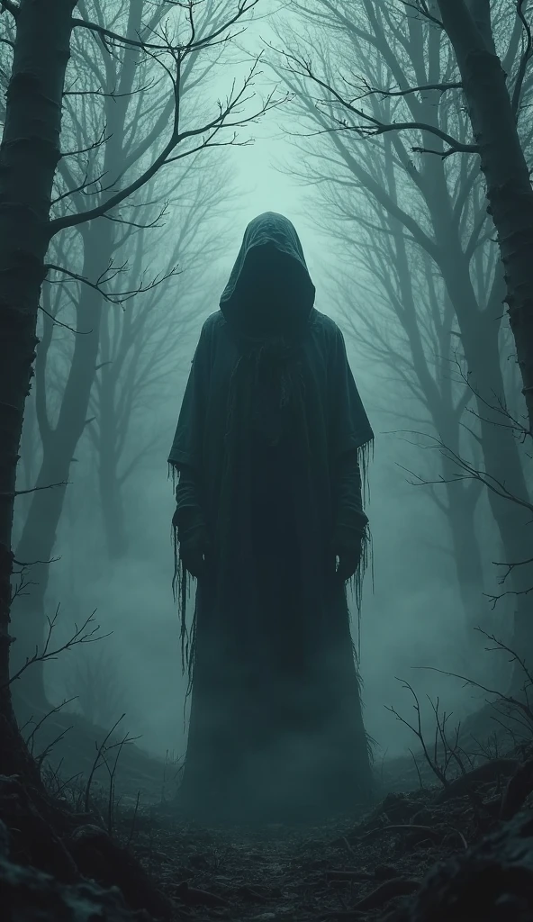 Create a scary profile picture for a tiktok account that tells scary stories