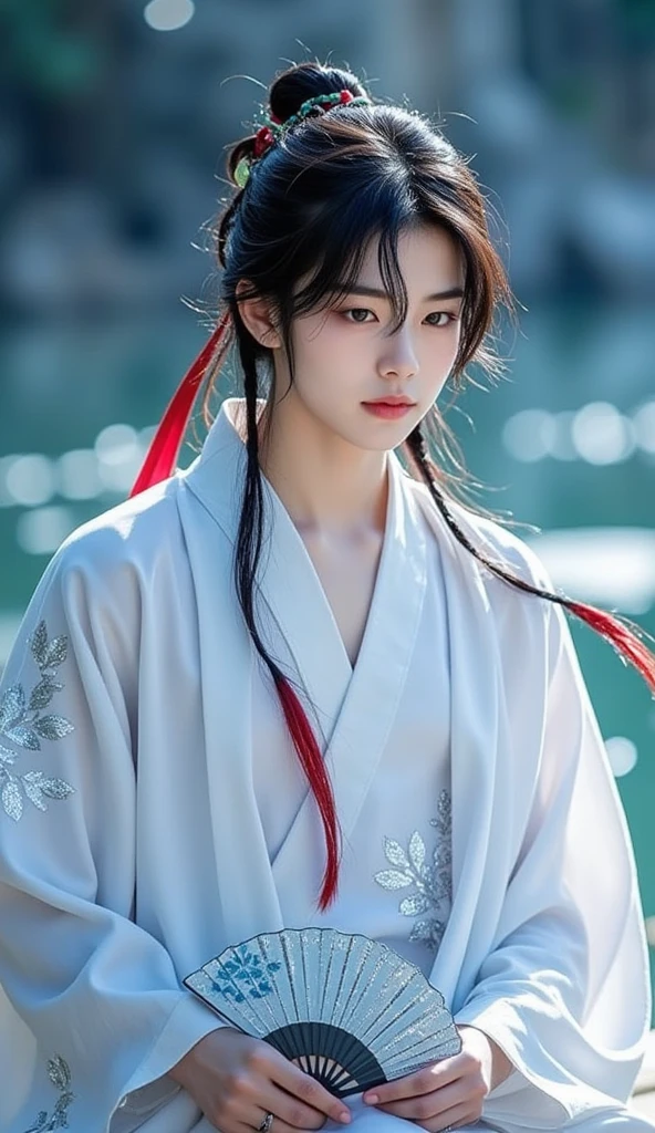 Hand Some Faeries Full body image, handsome young protagonist Xianxia , short black hair ...