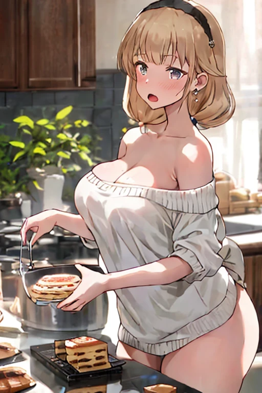 (best quality). (Ultra Detalhado). (1girl), Olhando para o Viewer. (Antecedentes detalhados). belos olhos detalhados. rosto delicado e bonito. (high saturation), seios grandes, droopy breasts, sexy bra, (((gigantic breasts))), (((rests breasts on a tray))), (((oiled breasts)))
