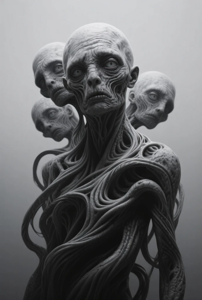 ((masterpiece)),((best quality)),8k,high detailed,ultra-detailed,portrait,((xingtian:2)),xingtian architecture,(headless:2),mouth in belly,eyes in nipples,horror,((1girl:1.5)),(creepy atmosphere),(sinister:1.4),on an alien planet,bizarre landscapes casting elongated shadows,a surreal extraterrestrial nightmare. Surreal and chilling composition,(isolated:0.8).,<lora:XTG_girl:1>,