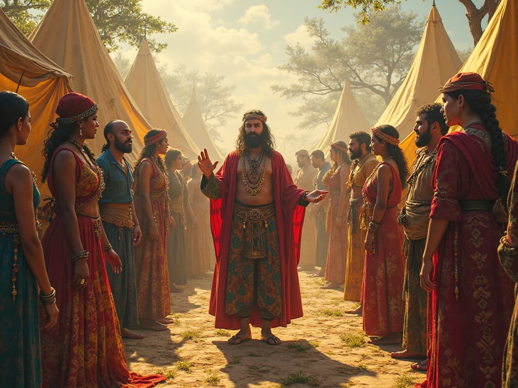 Natives worshipping the Spanish