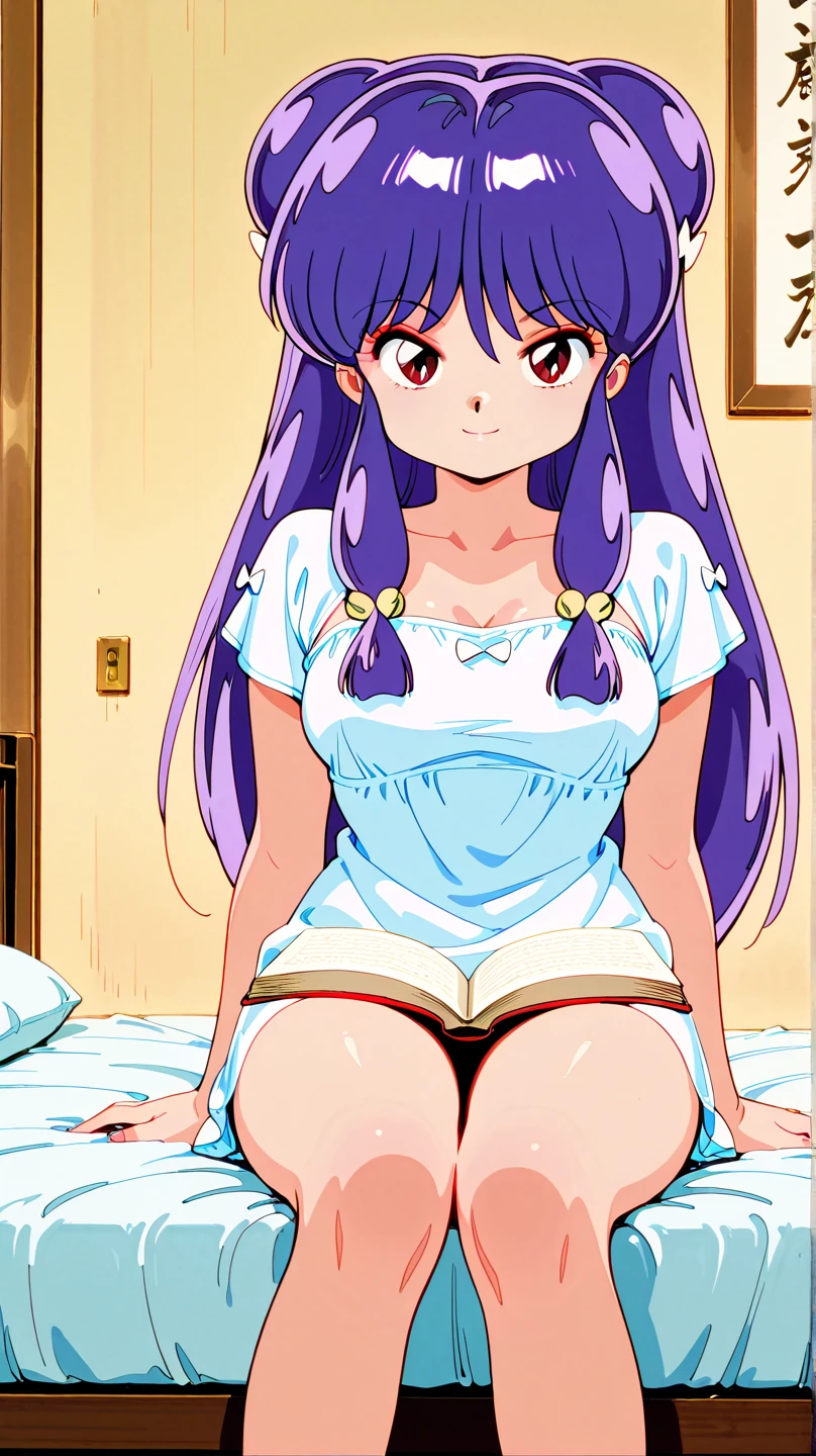 score_9, score_8_up, score_7_up, best quality, uncensored, source_anime,
BREAK indoors,anime color,(chibi:1.1),
1girl, lie,posing,ds-norimakiarale, purple hair, long hair, blue eyes, black-framed eyewear,(completely nude:1.2),(Loli kid),flat chest,