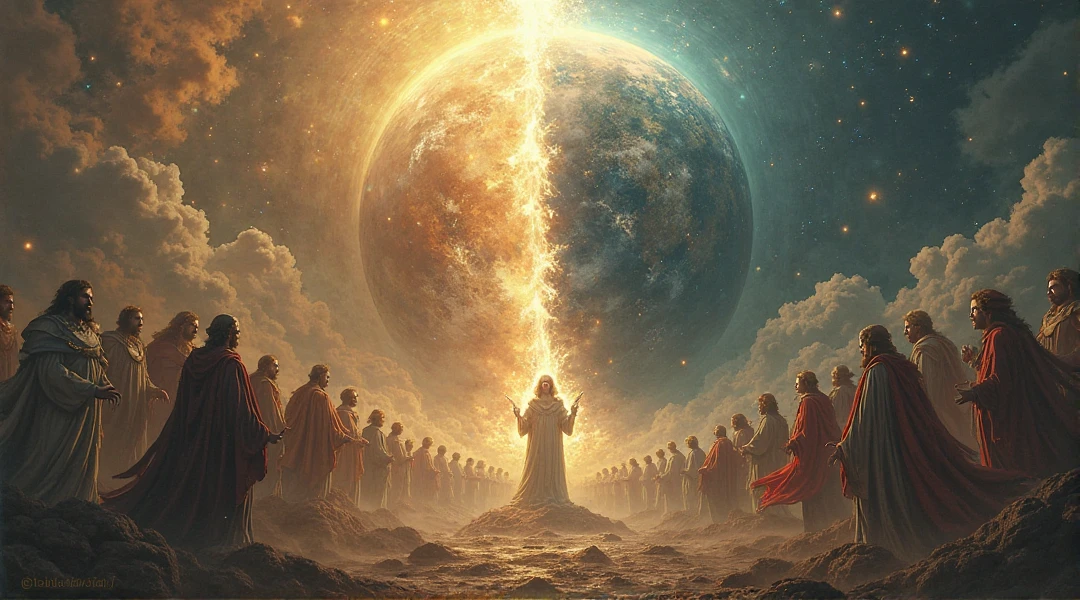 A group of guardians celebrating, earth glowing in peace and harmony in the background, highly detailed, 8k, photorealistic, epic, dramatic lighting, vibrant colors, cinematic, exquisite details, dynamic composition, awe-inspiring, powerful, masterpiece