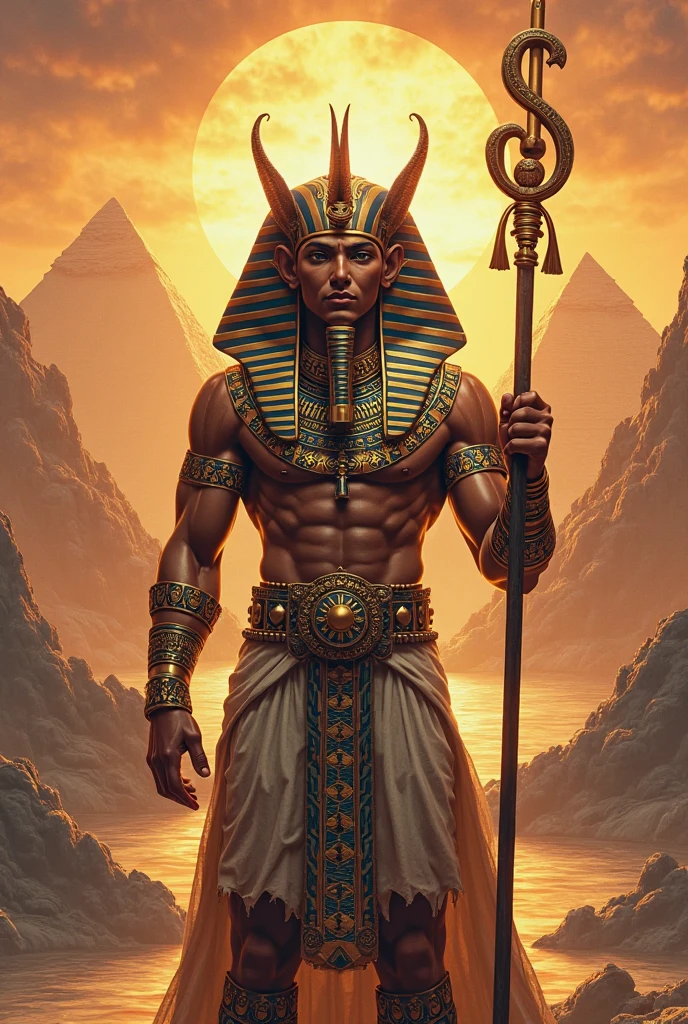<lora:CulturePunkAI_2:.4> <lora:TechPunkAI:.5> OldEgyptAI AetherPunkAI Pharaoh in exoskeleton boosted by flowing sparkling energy , Highly detailed, sci fi fantasy setting, intricate detailed background