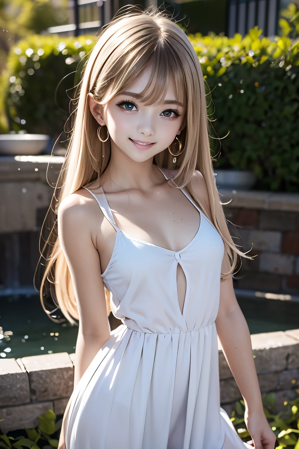 Sexy Big 、Sexy cute looks and cute 15 year old beautiful girl, beautiful and sexy face、A strong wind blows my hair in front of my face、length, Metallic blonde straight hair、beautiful, Cute and sexy eyes hidden behind long bangs, Gothic Maid Break Ceremony,((masturbate violently:1.5)), ((Random sexy poses、put in、Deep joy, Ecstatic Eyes:1.2))、Ecstatic face、Climax expression, Through clenched teeth、My whole body is convulsing、Official Art，Highly detailed CG Unity 8k wallpaper, (masterpiece:1.0),(Highest quality:1.0), photo shoot, 8k, Browsing Caution, High resolution, Kodak Portrait 400, Film Grain, Lens flare brilliance,Very low camera angle, View your viewers