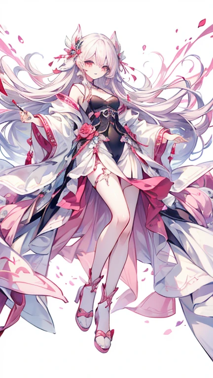 (((FULL BODY POSE))) (((SHOW PANTIES))) (((BIG GIANT BOOBS))) ((ANATOMY CORRECTED)) ((RED LEATHER JACKET LUXURY ARISTOCRATIC NOBLE COSTUME)) | A WOMEN WEAR ((SEXY OUTFIT)) ((WHITE LONG HAIR WITH RED HIGHLIGHT)) FLOATING IN THE ((BLUE SKY BACKGROUND)) ((FLOWER PETALS FAILING BACKGROUND IS A BLUE SKY)))) HORIZON PLANET FULL OF (((STARS))) | big eyes, ((big boobs)) sexy pose, big thigh, full body, large breasts, open legs, show panties, smile, portrait knights of zodiac, extremely detailed ((pixiv arts)), high detailed official artwork, [ tarot card ]!!!!!, detailed key anime art, knights of zodiac anime, beautiful celestial mage, firefly from honkai star rails, full body | (dynamic angle:1.1), outline, ((thick line art)), cover, stylish, official art, (details:1.2), (fantasy), garden, (bloom:1.1), glow:0.2, shadow, nature, flower, splash water, crystal, snowflakes, particles, bokeh, anamorphic light (depth of field), sharp focus, (volumetric lighting), (bokeh:0.6), film grain:0.4, (soft lighting:1.1) (VIGNETTE:1) | high-quality, ultra-detailed illustrations, ultra-high resolution, (high resolution, overwhelmingly pixel-perfect, luxurious illustration), (Ultra Quality, Masterpiece, Ethereal:1.4) photorealistic:.1.4, UHD (8k, RAW photo, best quality, masterpiece:1.2)