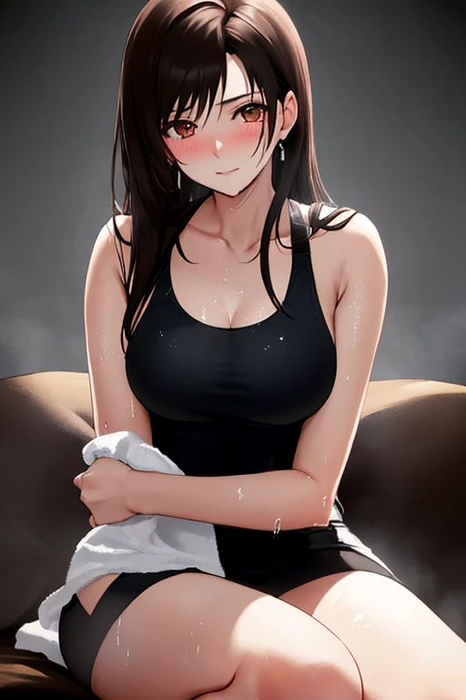 (masterpiece, best quality),
1girl, sitting, (hugging own knees:1.2), looking at viewer, head tilt, lower body, focus,
break girl, camisole,(sideboob),black skirt, lift skart,(blue and white striped panties1.3), cameltoe, white hair, twintails, grey eyes, grin, blush, bare shin
break background myroom, couch,(show off panties:1.3),(low view:1.3)