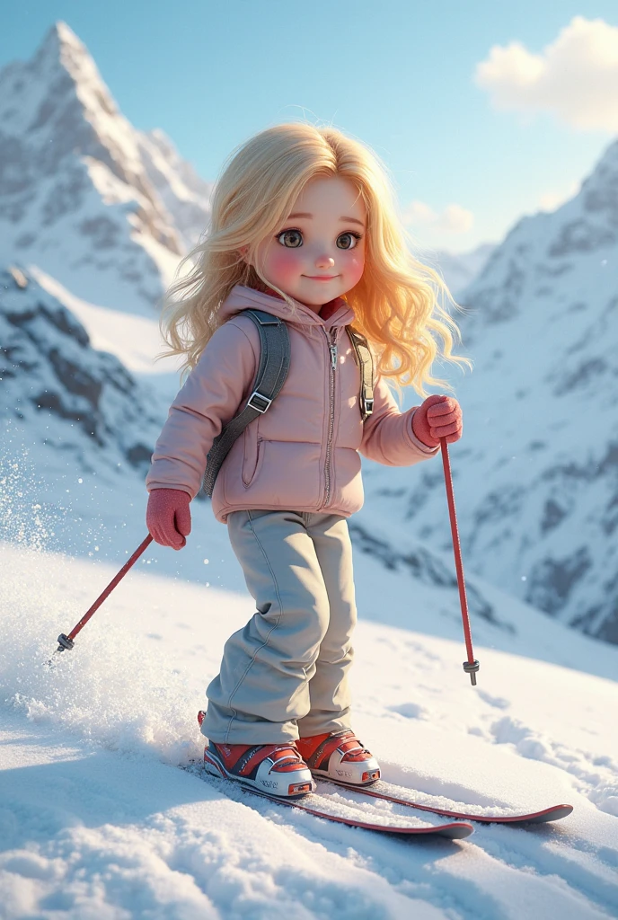 mountaineering a beauty girl