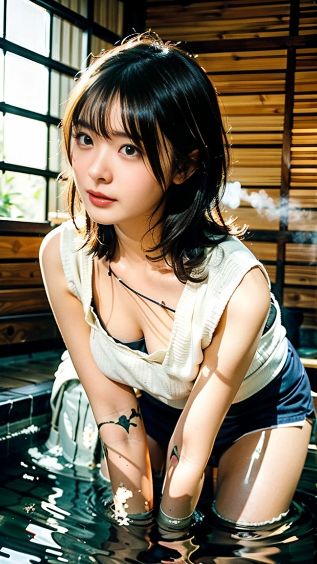 Japanese actress Asami Mizukawa,((Best Quality, 8K, Masterpiece: 1.3)), Focus: 1.2, Sexy Beauty with Perfect Body: 1.4, Buttocks: 1.3, ((Layered Haircut, Beautiful Tits: 1.2)), (Wet Clothes: 1.3) , (Wild Exposure: 1.3), (Translucent Sexy Underwear: 1.1), Highly Detailed Face and Skin Texture, Fine Eyes, Double Eyelids, Oily Skin, Long Hair, (Shut Up: 1.3), (Pores: 1.2), (Protruding Crotch: 1.2), (MILF :1.2),(sexy:1.3),(porn star:1.2)