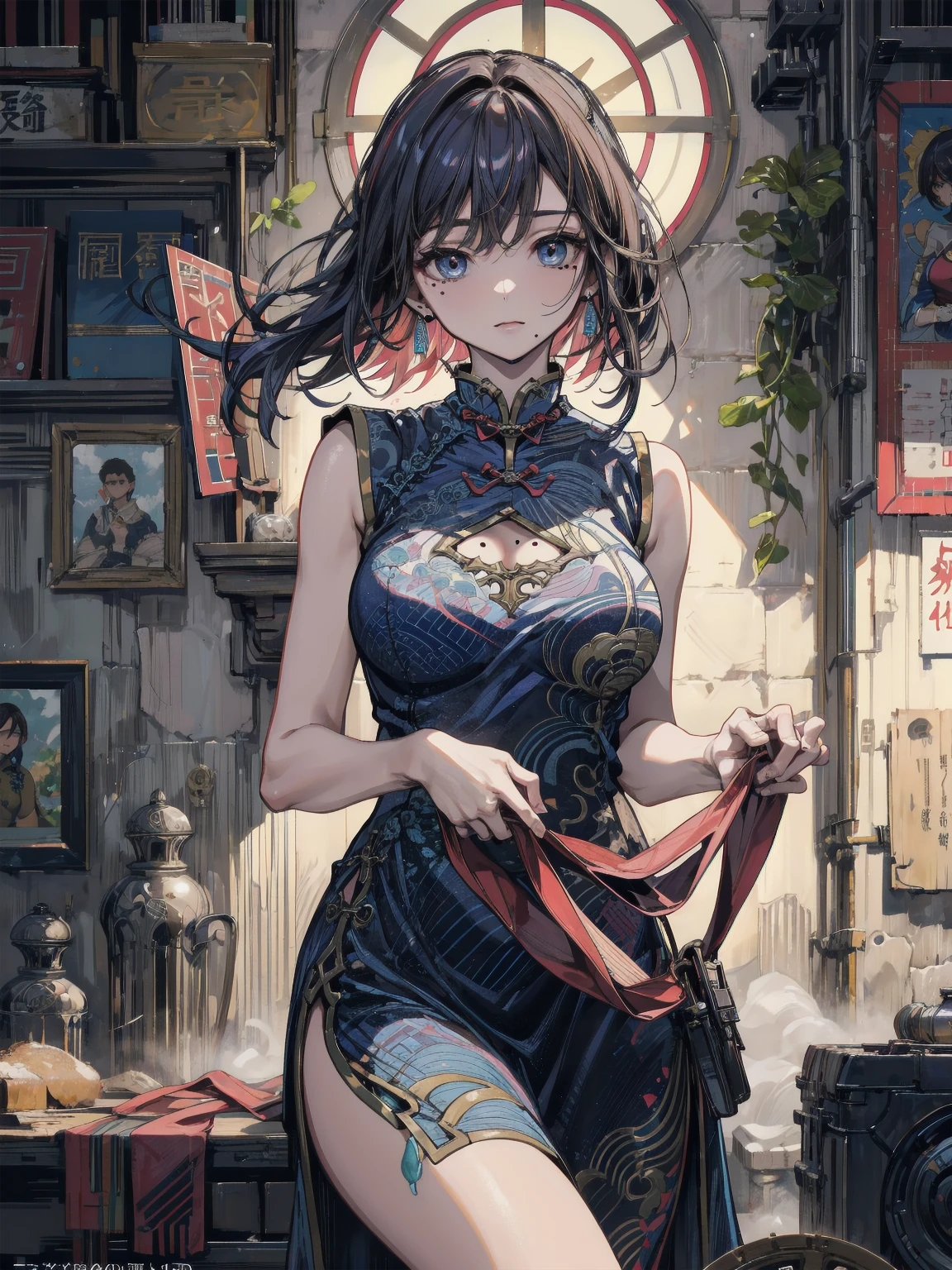 (masterpiece:1.3), (best movie quality), ((Close-up view of female genitalia)), ((extremely detailed)), (very detailed settings:1), (muddy white god々The liquid is spurting out of the vagina.、A beautiful scientist wearing a scientific suit reminiscent of a white spider.、Name is「Nemo」), short blue haipink, (eye+yellow+pink:1.4), (multicolopink eye+heterochromia), 24-years-old, (「Nemo」The reason he wears a spider costume is because he doesn't want to lose his opponent.♡),「Nemo」inserting a dildo into the vagina of muddy white god々A liquid is gushing out from between the penises., I'm excited and my clitoris is sticking out, Beautifully shaped, large breasts and small nipples, 「Nemo」is from the year 3600, when Earth's ultra-future science and technology developed.〜Cutting-edge researchers in scientific research up to 3900 (The best masterpieces of research around), ((Current location is from 3600〜State-of-the-art laboratory for scientific research up to 3900)), (After the end of World War VI、There are very few surviving humanasturbation techniques like dildos continue to be researched.、「Nemo」inserts a dildo、White god with mud from the female genitals々My body has become overflowing with fresh liquid.), ((「Nemo」A thick white mess comes out of the female genitals of々The new liquid is、It has very sticky yogurt-like properties.、It smells like a flower garden、sweet like honey、It has the power to heal wounds、「Nemo」can be manipulated freely、It also acts as a libido enhancer)),