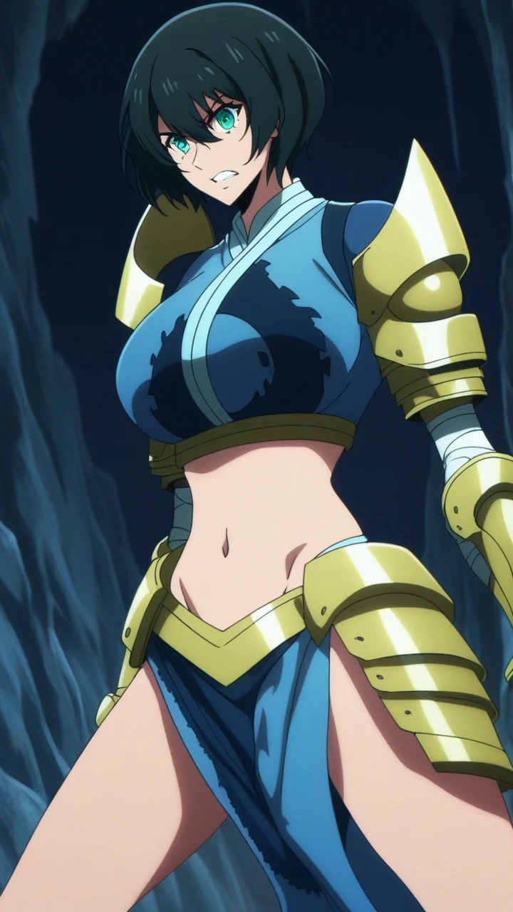 1girl, (masterpiece:1.1), hi-res, 4k chuyun,Dark blue hair,Brown red eyes,red hat,Tight black navel exposed vest,Blue pants, full body, coat, standing, determinated smile,curvy huge breast, muscle girl,female,fantasy goddess,there is a cartoon picture of a woman with a very large breast, glowing angelic being, glowing holy aura, inspired by Luma Rouge, the non-binary deity of spring, ethereal rainbow nimbus, the butterfly goddess of fire, inspired by Marie Angel, glowing aura around her, astral fairy, as the goddess of the sun, “uwu the prismatic person, big breast, happy, beautiful eyes, , full body, walking, long robe, long dre, catgirlss,, priestess ,holy, smile, long dress, brown hair, female,red eyes, black robe with stars symbolism, full body, flipflops,(best quality,4k,8k,highres,masterpiece:1.2),ultra-detailed,(:1.37),black robe with blue stars simbolism, girl with queen crown,beautiful detailed eyes,beautiful detailed lips,extremely detailed eyes and face,longeyelashes,golden crown adorned with diamonds,glowing blue stars on the robe,glittering pearls entwined in hair,royal purple backdrop,sparkling tiara,rich textures and fabrics,regal posture,confident expression,majestic aura,ethereal lighting,hauntingly beautiful atmosphere,elegant and magical,enchanted garden in the background,floating golden particles,subtle reflections on the crown,sublime tranquility,depth and mystery,sophisticated and regal,impeccable attention to detail,captivating and enchanting,ethereal and divine,fantasy-inspired artwork,dreamlike and surreal,celestial beauty and elegance,dark and mysterious,royal and majestic vibes,meticulous craftsmanship,vivid colors,whimsical and otherworldly., pants,sharpteeth ,black hair, cat ears, full body, smile, darkskinned-female, black hair, pants, caucasiene facial features, dark hair, pants , full dress,, smile, bikini