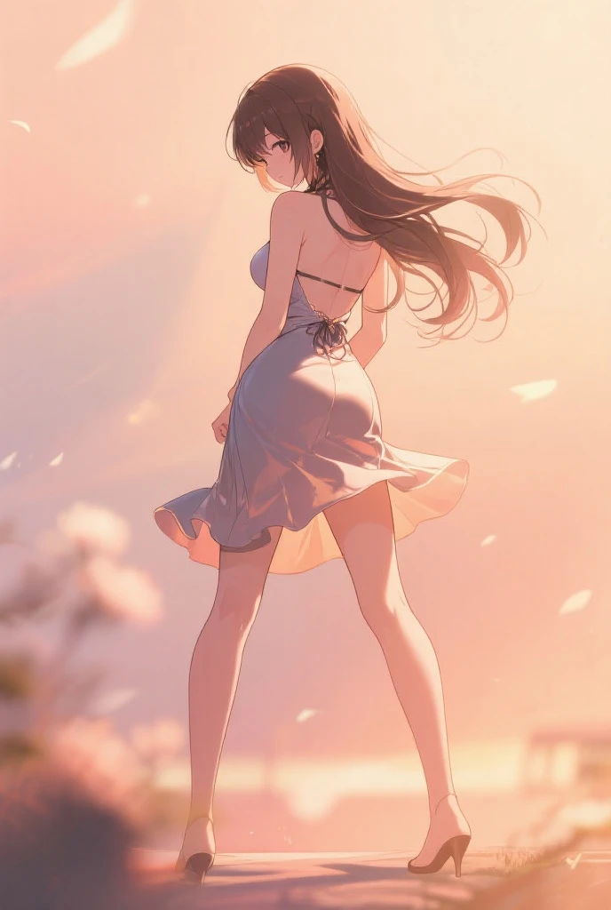 <lora:senjougahara_hitagi_v1:0.70>, sh1, senjougahara hitagi, perfect face, masterpiece, best quality, purple hair, blue eyes, noetsu high school uniform, skirt, puffy sleves, pink shirt, blue pattern panties, medium breasts, 1girl, standing, skyline view, dynamic lighting, long hair, (very detailed background:1.0), thighhighs, open clothes, bra, revealing clothes