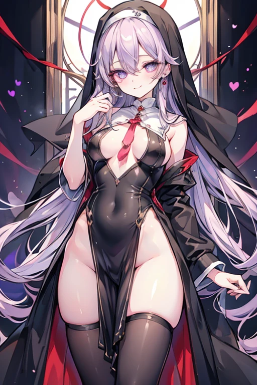 White hair, taokakams, taokaka, hood, animal hood, cat hood, cloak, black cloak, red eyes, tail, cat tail, smile, grin, teeth, cute smile, lusty smile, shy, blush, blushing, claws, thighs, dark skin, thighs, big thighs, big ass, heart shaped ass, front view, 
