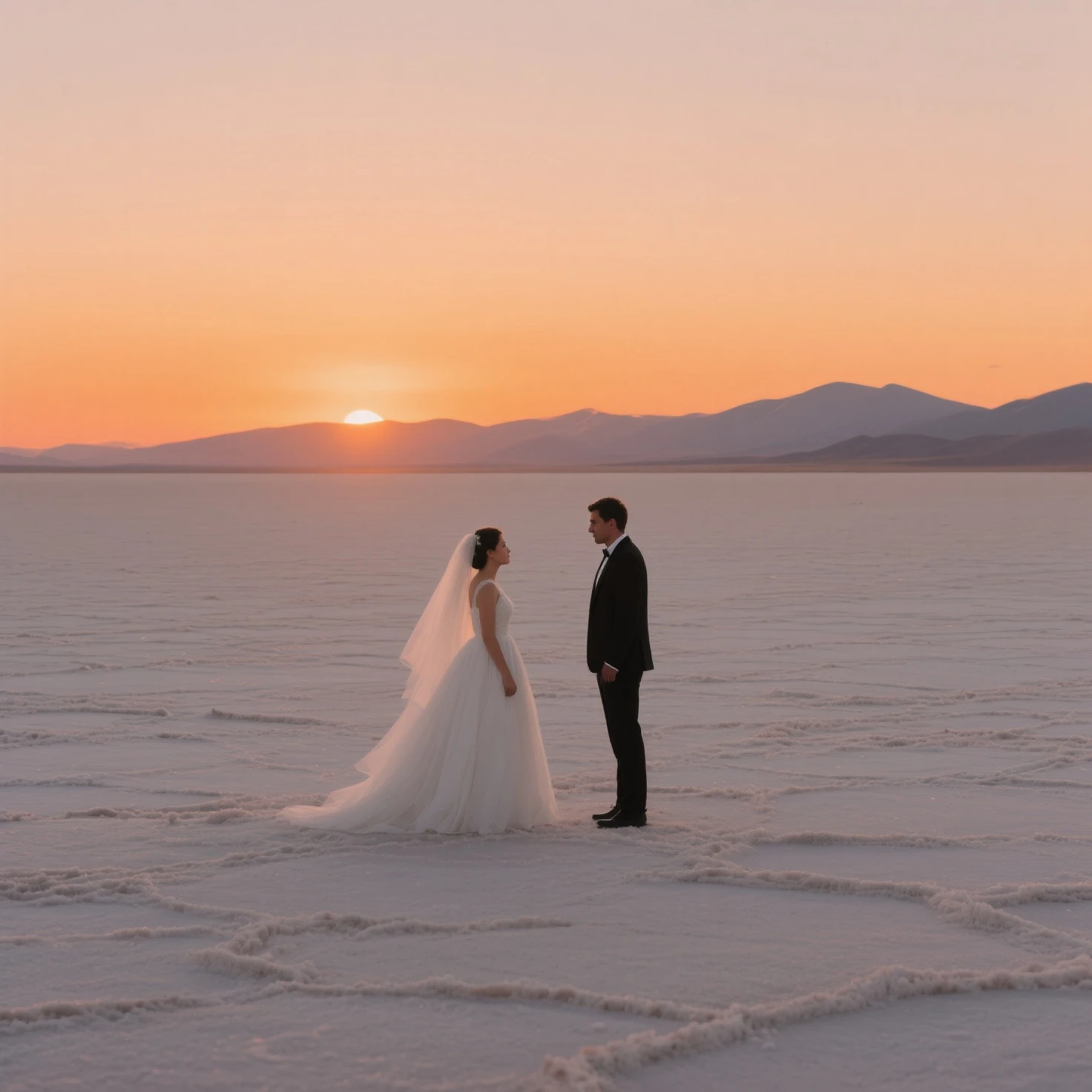 Pre-wedding, flare with white smoke, indonesia, bromo