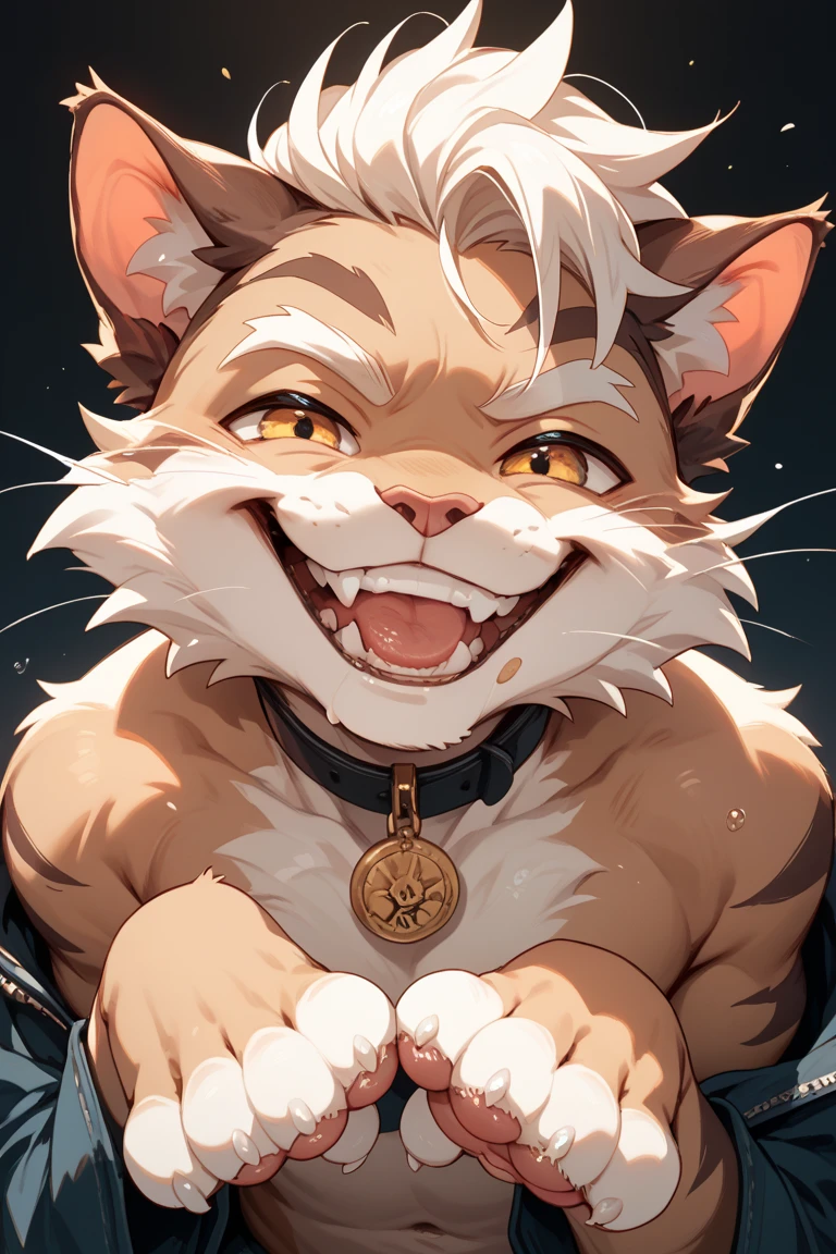 Cute furry wolf boy,瑟瑟,being stretched,blush。