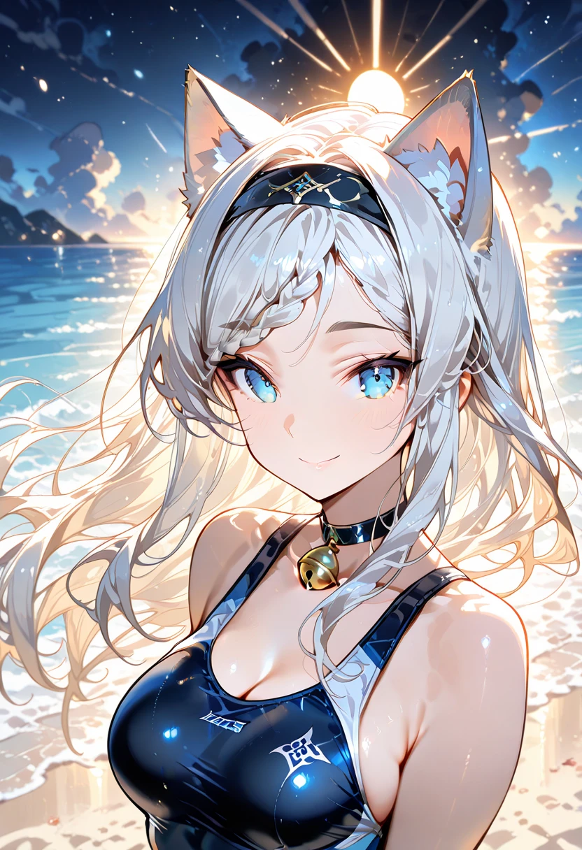 (master part), (best quality), (ultra detalhado), (1girl), Standing, Olhando para o Viewer, (fundo simples),belos olhos detalhados, rosto delicado e bonito, (high saturation), (shining), foco no rosto,  rabo-de-cavalo, Kamisato Ayaka, franja, best ilumination, Melhor sombra