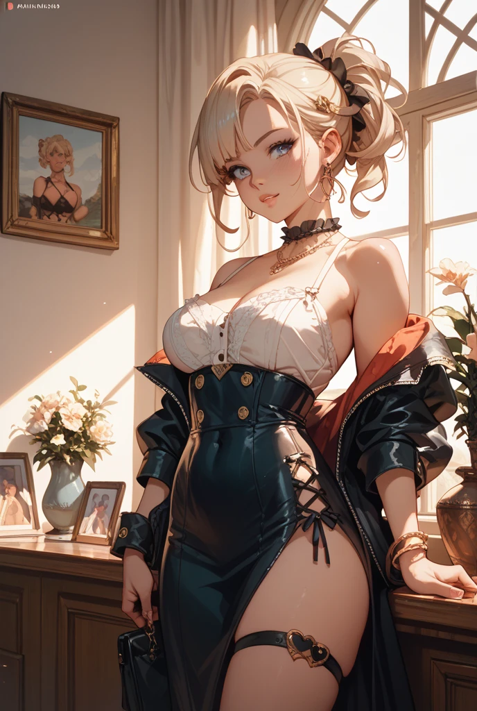 ((6 yrs old Girl: 1.5)), 1 girl, Vines, Cute  Girl, Complete Anatomy, Full Length,  Body, Chibi Big Tits, Cleavage, Lolita Big Tits, Super Cute, Girl, , Young Beautiful Girl, Beautiful Glowing Body, Bangs, Golden Hair, High Eyes, (Red Eyes), Hanging Eyes, , Tall Eyes, Fine Beautiful girl, Beautiful delicate eyes, Detailed face, Beautiful eyes, Beautiful shining body, Smiling, Happy, Beautiful Face Full Length Angle, Fighting Scene and Sexuality, Brave Young Girl, Adventurer Young Girl, Fantasy World, Venerable Brave Girl,

Natural light, ((Realism: 1.2)), dynamic distant shot, cinematic lighting, perfect composition, by sumic.,  and superfat filled breasts, super hyperdetailed, official art, artwork, (Best Quality: 1. 3), radiant, highly detailed CG Unity 8K Wallpaper, Detailed Background, Maste Piece, Best Quality, (Maste Piece), (Best Quality:1.4), (Ultra High Resolution:1.2), (Hyperrealistic:1.4), (Photorealistic:1.2), Top Quality, High Quality, High Resolution, Detail Enhanced,