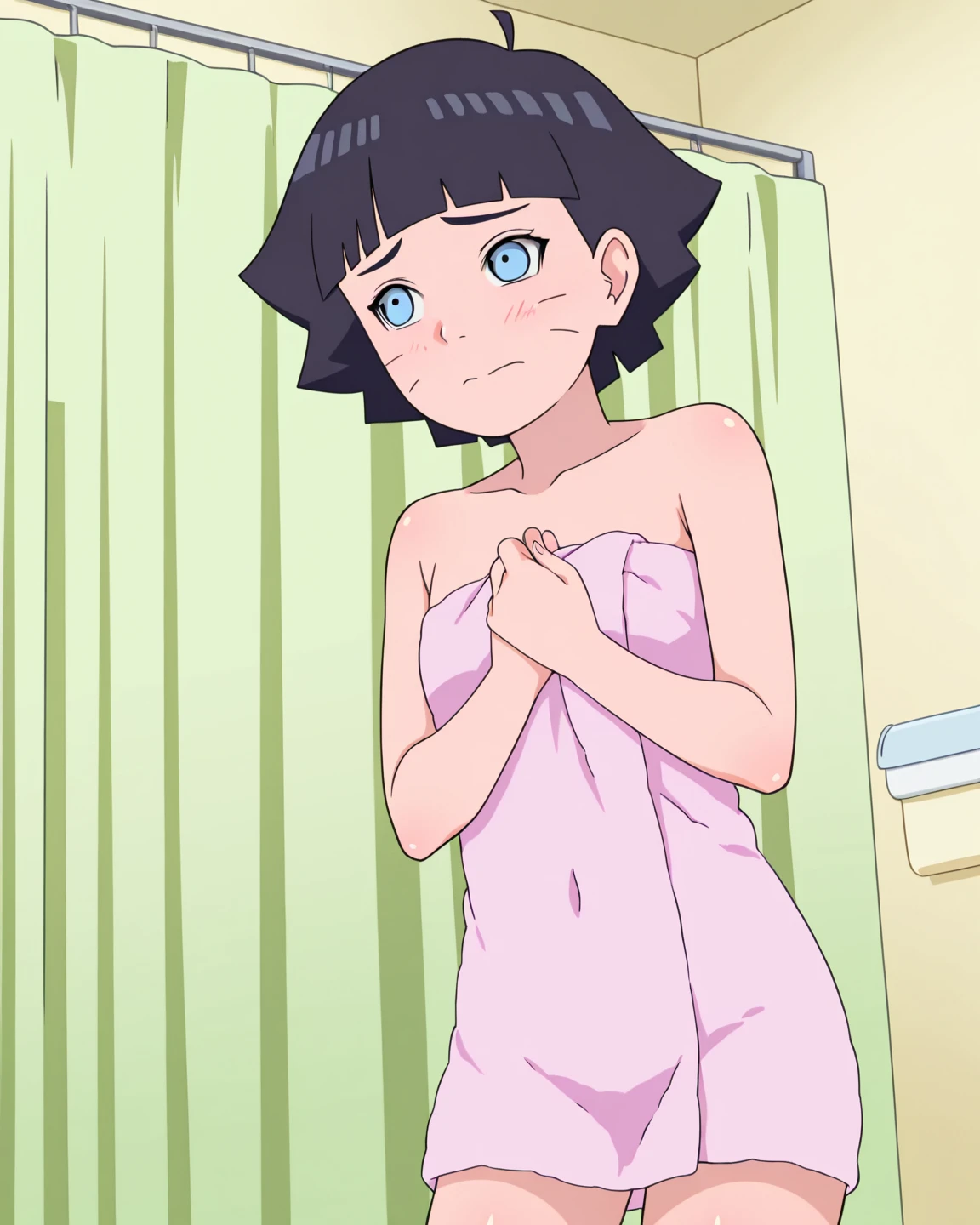 masterpiece,best quality,1boy,1girl,solo,pokemon \(game\),poppy,short hair,black hair,black eyes, masterpiece, expensive quality, very_expensive_solve, big_file size, full color,(completely nude:1.2),pussy,niplles, toddler,bed room,(vaginal sex:1.3),