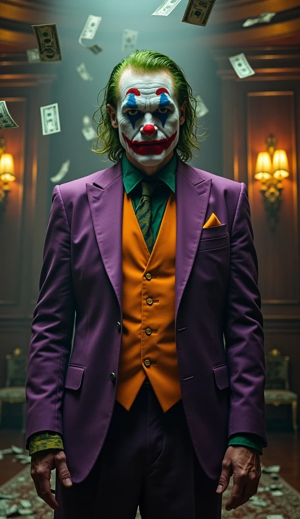 Joker in the audience sitting in disguise