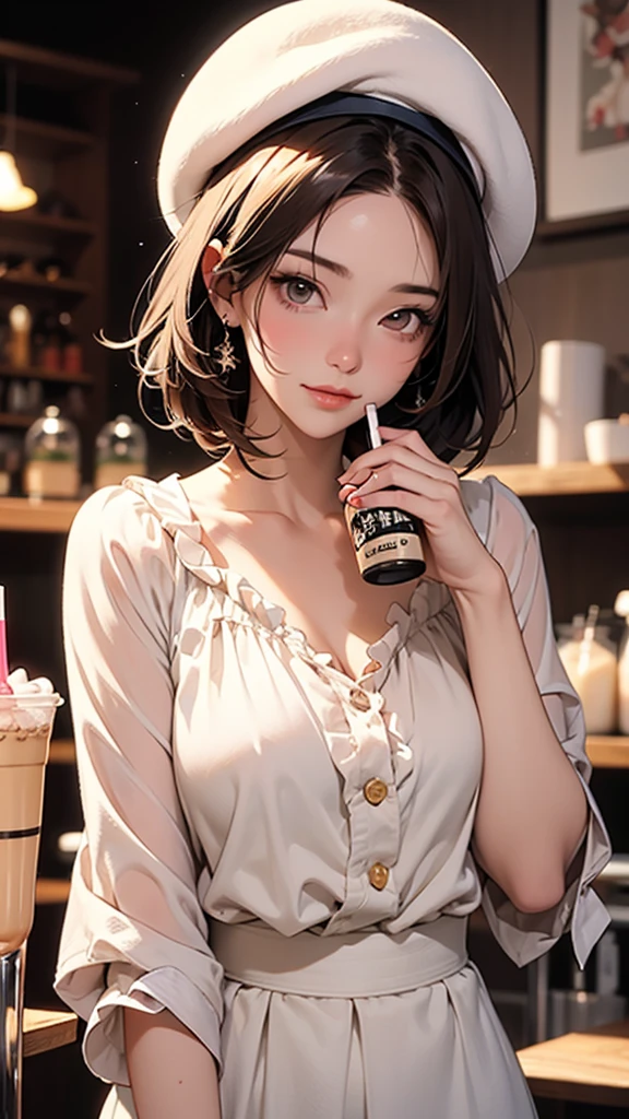 ((Best quality, 8k, Masterpiece :1.3)), A pretty woman with perfect figure :1.4, Slender abs :1.3,white lace, ((Dark brown hair, Big breasts :1.2)), Summer outfit, Lying on hammock, Hammock, At the beach:1.2, Highly detailed face and skin texture, Detailed eyes, Double eyelid, upskirt:1.5, underboob:1.5