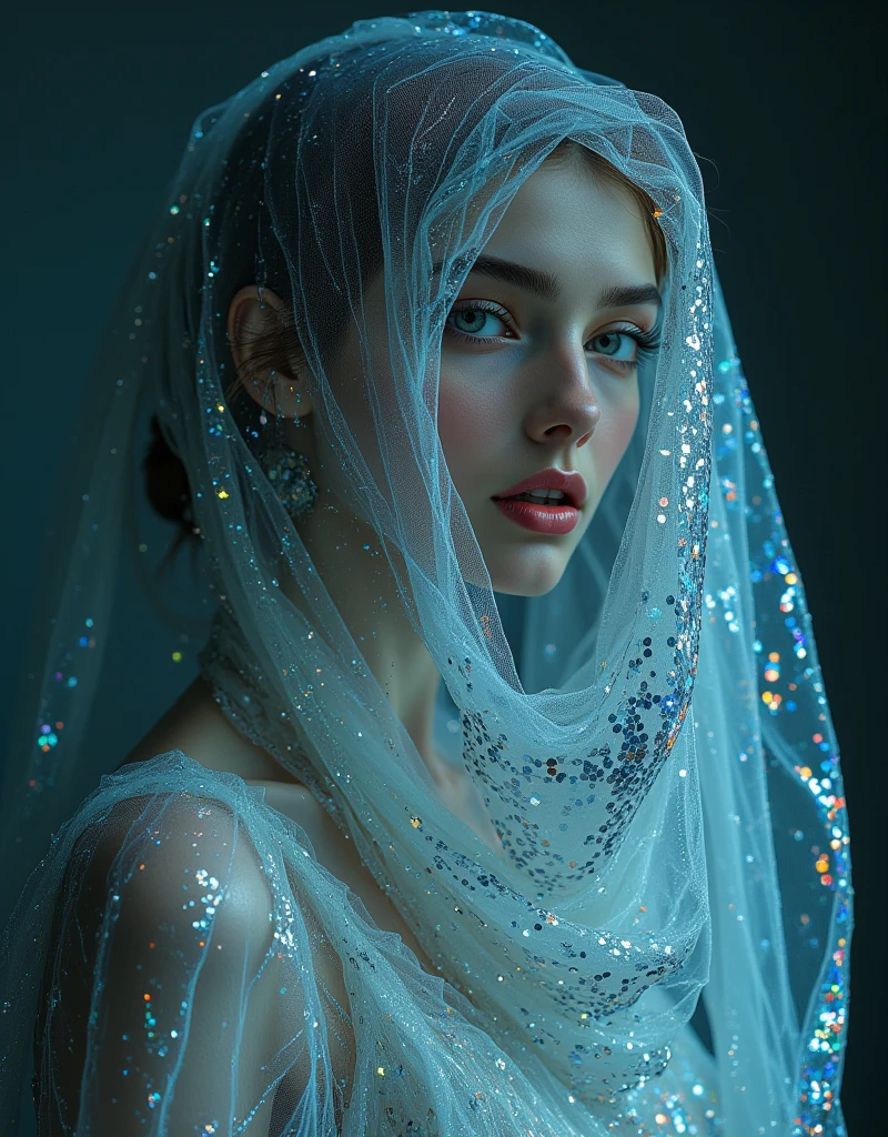 A piece of clothing full of laces
