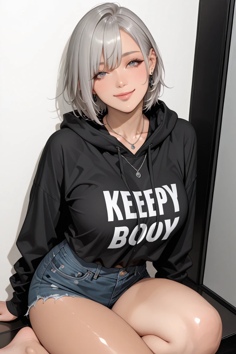 Highly detailed, High Quality, Masterpiece, beautiful, 1girl, solo, mono7DS, hair over one eye, <lora:Char_7DS_Mono:0.8>, edgNoire, hoodie,  ([black dress, short skirt|hoodie]::0.5), <lora:Outfit_NoireHoodies:0.8>