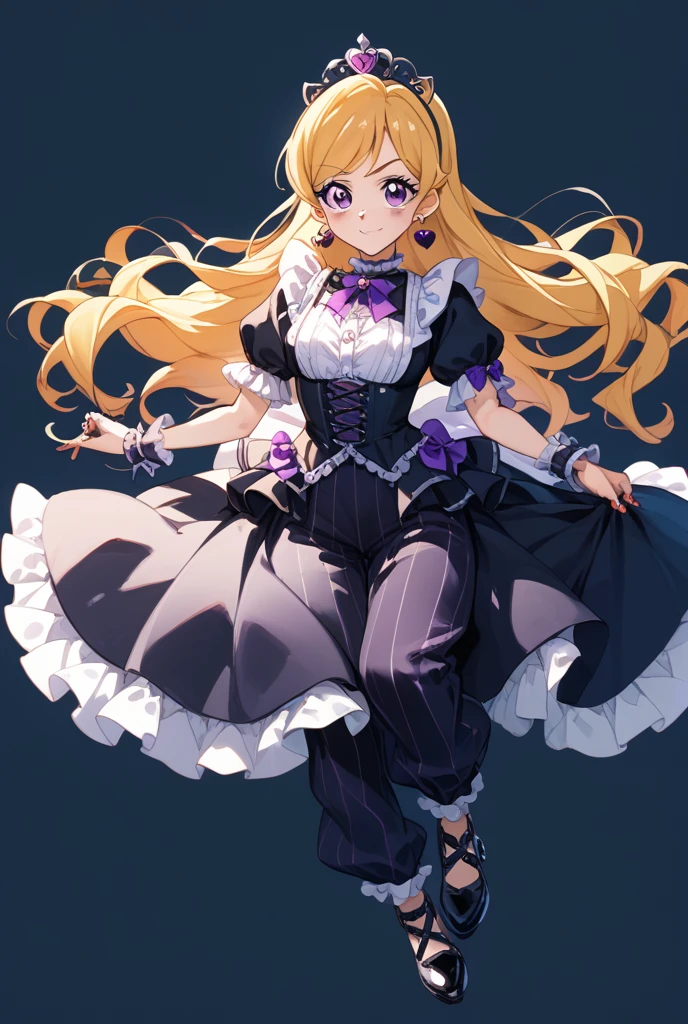 masterpiece,8k high quality detailed,highres,anime,comic,magazine_illustration \(girl\),,detailed image,
(an illustration of a teenage girl posing,an illustration of girl,teenage girl,magazine_sheet),
(, (petite:1.2),female child,Mikagami Ui,ahoge,long hair,orange hair,twintails,hair flower,yellow flower,bangs,blue eyes,medium breasts),Soft Smile,detailed_face,
yoga,
((, bridal,flower, bare shoulders,purple gloves,purple bridal veil, rose):0.85),(,realistic clothing texture,realistic_skin_texture),<lora:velvia:0.6>,<lora:Mikagami Ui(ocr):0.65>,<lora:PurpleBridal:0.7>,<lora:more_details:0.3>