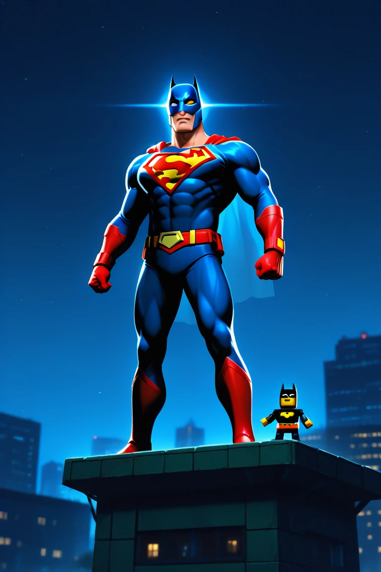 a superhero called "EcoMan" who saves the day by turning off unnecessary appliances. We see EcoMan flying through the city, turning off lights, televisions and computers that are not being used. energy saving hero