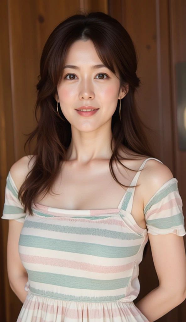 (highest quality, 4K, masterpiece :1.3),
keen focus, bright colors, Bewitching, friendly, whole upper body, full upper body portrait, perfect nude body, perfect nude breast,
18 year old, 1 person, (Half Japanese and half Russian), Beautiful actress face,
Smooth body :1.3, exemplary body shape:1.5, Perfect style:1.4, subtle smile, casual, liegt casual in einem romantischen wellnessbad
, pretty earrings, award winning foto, trending on artstation, 16k resolution, intricate details, masterpiece,