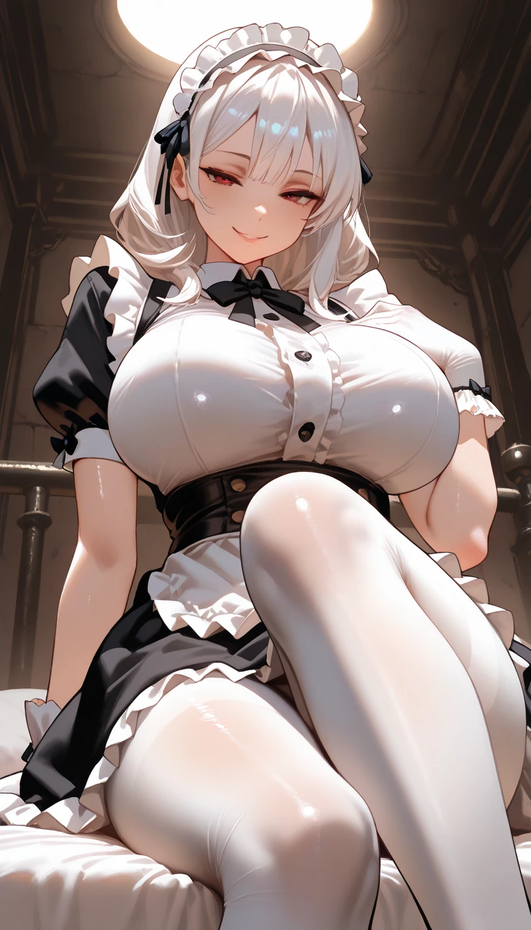 NSFW,(official art、highest quality、Unity 8k wallpaper、32K、masterpiece、super detailed、超high resolution、realistic、Photoreal:1.2)、(cinematic lighting:1.2)、fire glow effect、film grain、best shadows、rim lighting、side light、(Super detailed and complex 3D rendering)、beautiful background、detailed beautiful face and eyes、(Beautiful and sharp pupilasterpiece, high resolution、highest quality, Ultra - High resolution, maximum resolution, very detailed, professional lighting, beautiful skin,BREAK, (Perfect hands, Perfect Anatomy,Detailed Eyes:1.5,Fine eyes:1.5),(((hyoudou michiru, solo, black thighhighs, black skirt, , frilled skirt, detached sleeves, sleeveless shirt, white shirt, red ribbon ,maid headdress))), (((Focus on the chest、Pay attention to the panties)))、Thick outline:1.3、Fine contours、Distinct colors、Vibrant colors,BREAK 非常にFine eyes、Eyes that reflect the light and shine beautifully:1.3、Highly detailed face、Clear Eyes、Beautiful Skin、Fair skin、bright、Vibrant colors、(((Beautiful silver hair:1.3))),BREAK (((:1.3))),12 years oldDetailed face, Detailed skin, Detailed clothing, Detailed fingers, Toned Legs,Small waist、Attractive thighs、Amazingly thin legs、Incredibly slim thighs、smooth and beautiful thighs、 Beautiful legs with less unevenness、Her thighs are wet with a surprising amount of semen, A lot of milk spills from the mouth,BREAK Extremely heavy sweating,(((Amazingly large breasts:1.3、Amazingly plump and big breasts:1.5,Big Tits:1.5,Beautiful breasts、Beautiful breastsの形、Pointed Chest、The tip of the chest is sharp、Amazingly huge amount of cum and very wet all over the boobs:1.3、Only one light pink nipple is exposed))),BREAK (((Squat with your legs spread out to the side:1.3,Attractive cleavage,Kneel with your feet spread 120 degrees to the side:1.5)))、Water dripping from the crotch、Transparent colored pee,BREAK My underwear is soaking wet、Growing pubic hair、 BREAK Garter、leg garter、Black knee-high socks、Mini skirt 30cm above the knee、Very small skirt,BREAK (((Small panties exposed:1.3、The crotch of the panties is wet))),BREAK The second, third, and fourth buttons of the shirt are undone、Upper arms exposed、Red collar:1.3,BREAK Brown loafers,BREAK pantypull,pantydrop,panties,(((Naughty:1.3))),panties around one leg, panties around one ankle ,BREAK (((Open your mouth wide:1.5、Detailed Mouth:1.5,Masturbation)))、peace sign、(((I&#39;m embarrassed and my cheeks are very flushed:1.5、Impending blowjob)))、Embarrassed and blushing,orgasm、Ecstasy、My face is wet with lots of milk,((Lift up your skirt yourself、Lift the hem of a skirt:1.5)),BREAK (((Shooting from below)))、The whole body is visible、 Bright and stylish cafe、Beautiful urban scenery,Masturbation,Breast Lift,(((test:1.5,loli)))
