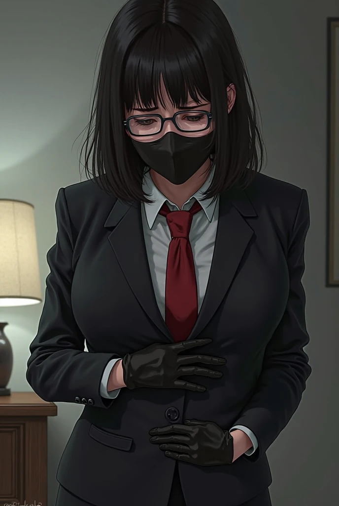 score_9, score_8_up, score_7_up, score_6_up, score_5_up, score_4_up,
aamia, grey plaid jacket, suit jacket, skirt suit, black necktie, dress shirt with white collar, belt, waistcoat, three-piece suit, leather pencil skirt, open jacket,human male pov, pleasure, moaning, blindfold, orgasm, mouth gag, ball gag, hands handcuffed in front, vaginal sex, male pov, lying on back on desk, spread legs, office, saliva, drool, (((cum on face))), wet clothing, shiny clothing, tie clip, projectile cum, (((excessive cum))), cum in mouth, cum on hair, cum on body, cum on clothes, cumdrip, cum string, cum pool, wet face, suit jacket buttons, waistcoat buttons, double-breasted waistcoat, glossy face, long necktie, bondage, bound wrists, dog collar, leash, holding leash, cum on blindfold