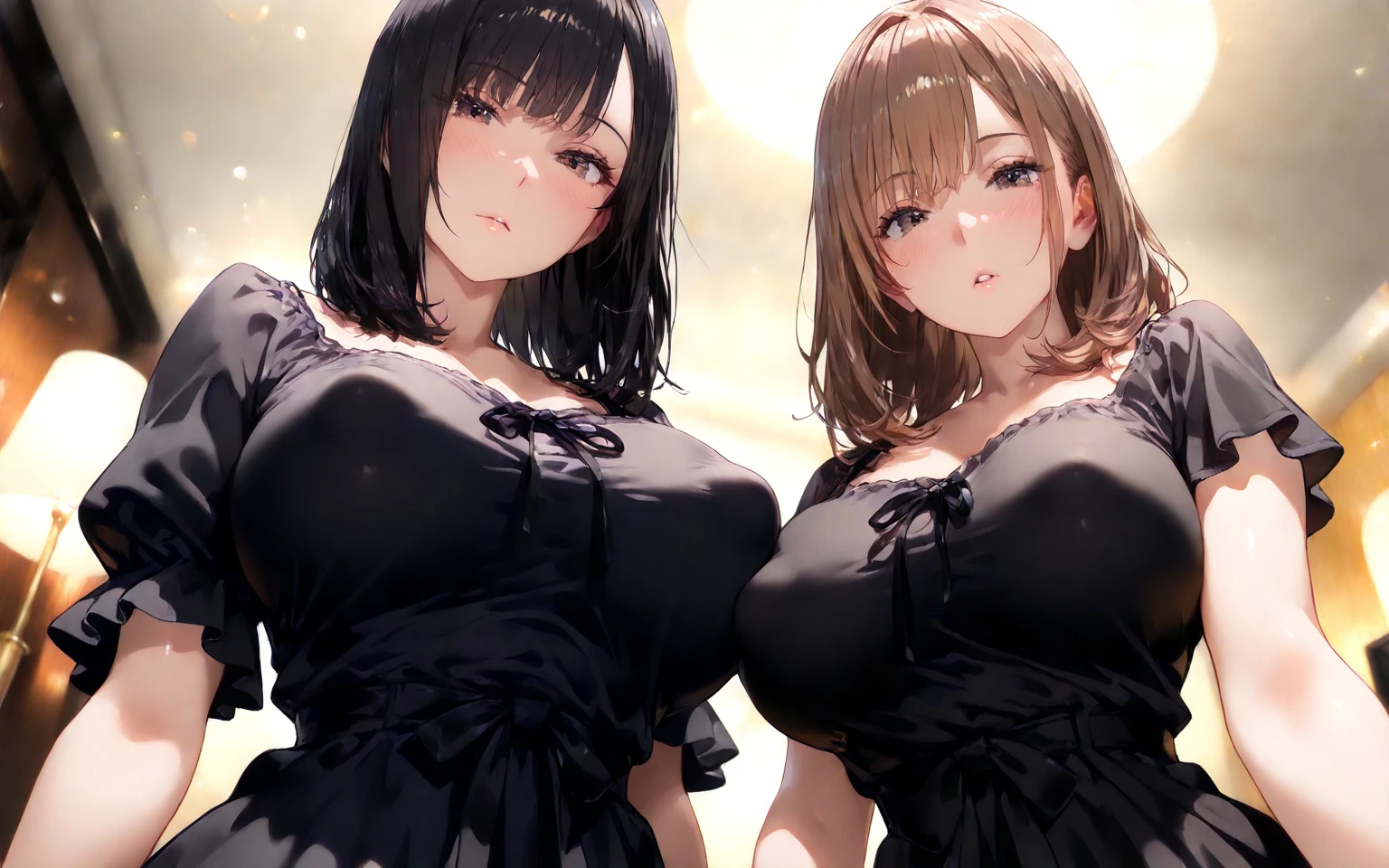 (absurderes、Absolute resolution、incredibly absurdness、hight resolution、ultra-detailliert:1.0、Official art)、​master piece, Sharp Focus ,Delicate Beautiful Hair and Eyes and Face, Lifelike, Hyper-detailing, 3(Delicate blonde hair、Delicate black hair、delicate gray hair), Dynamic Hair, slender,(((Nudists))), natural(Colossal tits:1.3), cleavage of the breast,((The areol)),(teats),((exposed breast)), ((cum on chest)),((cum on the body)),((Bukkake)),((covered in cum)), Beautiful cute woman,,(Delicate pale blonde hair),(length hair),delicate dark green eyes, , Sexual temptation, scornful look,Contemptuous gaze, (breast rest)、(((arms behind back))), a plant, Beautiful spring in the forest
