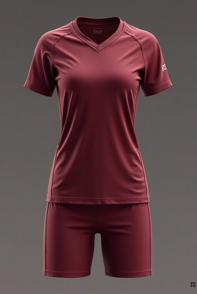UNIAO MVF women&#39;s football uniform wine
 
