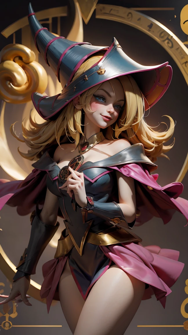 01_(Cheerful witch on a broom),(young girl, dressed as a witch - Halloween),(very cheerful, open mouth, white teeth, smile), (big beautiful eyes), (long curly hair),(dressed in black satin- silk dress, long dark cape - mantle, with red lining). Witch's hat - wide brim, large metal plaque.
Young witch, riding a broom, a little cleavage. Background dark blue night sky - stars. (Full moon). (Warm light from the moon). (Cold shadows). (Starry night). At the bottom are the roofs of the houses of the old city, chimneys, spiers, chapels. An ancient Victorian town.
02_ Around her neck she wears necklaces with amulets, beads, and esoteric precious trinkets made of precious metals. On the hands, wrists, bracelets, hoops, fingers are decorated with rings.
A white girl riding a broom flies over the ancient city, in the full moon, illuminated by the stars. (Fantastic picture, mystery. Magic, fantasy). Very realistic drawing, digital graphics, high quality workmanship, 2D illustration, poster, wallpaper - high resolution, high-quality details, soft background. Very clear image of the face, hands (five fingers), details of clothing, accessories.
Stylistics, animated film, three-dimensional graphics, stylization of digital 2D painting. Riot Games, Blizzard.
03_High image quality, 8K | Ultra HD | Full HD, cinematic rendering, 3D visualization. (soft, photorealistic, realistic, sharp focus, 8K). Highly detailed textures, silk, satin, bronze, gold, black metal. White skin texture - high quality, (shades: warm ocher, red, black, elements, metallic luster), Magic amulets, cabalistic symbolism throughout the body. Night lighting, rich, bright image in dark blue tones - 2D digital painting, drawing.