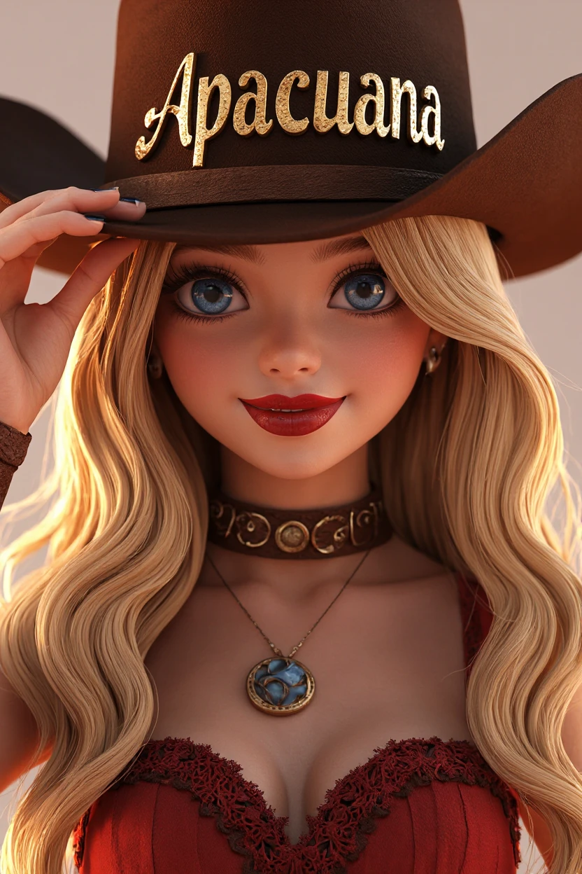 anime, (((daw))), a woman, (((a red hair))), (((blue eyes))), (((cowboy outfit with hat)), (((bust up))), 8k, unreal engine, octane render, by kyun, gamang, Yoon Gon-Ji, g.ho, gosonjak, shuroop, serious, domi, noah, trending on pixiv, fanbox, skeb, masterpiece, smooth soft skin, big dreamy eyes, beautiful intricate colored hair, symmetrical, anime wide eyes, soft lighting, concept art, digital painting, <lora:daw:0.4>, western