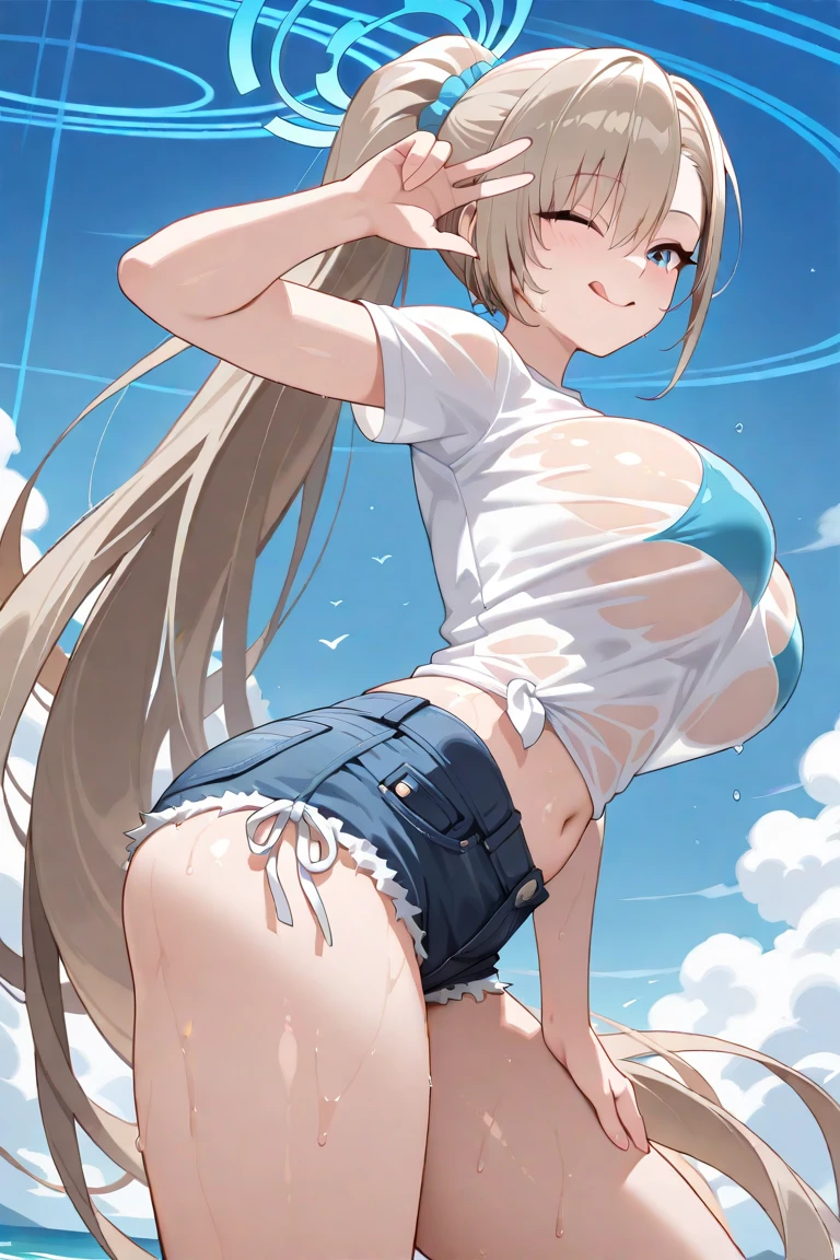 little,Blonde,Long Hair,One woman,Big Breasts, View your viewers, Happy, smile, Showing nipples,Show your vagina,Sex,Sexy,penis in the steals,ahegao,penis,steals, Big Breasts,(orgasm:1.4),fuck,Ocean,