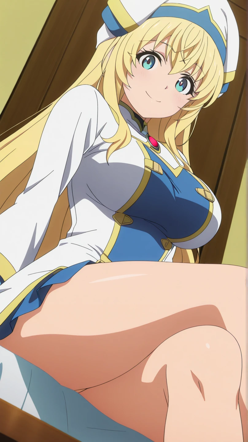 1 girl, alone, long hair, smile, blue eyes, open your mouth,, full body, holding, boots, blonde hair, :d, outstretched arm, Castle in the room, 1 girl, difficult, Chibi, masterpiece, expensive quality, very_expensive_solve, big_file size, full color, 1990s \(style\), anime, anime_screen cap, animeーション化された gif, mp4 ,video, animeーション化された,masterpiece, highest quality, soft lighting, confused, looking at the viewer, alone, smile, Thighhighs, white , big breasts, whole body,,(NSFW),((spread your legs,She stretches her insides to reveal her uterus)), ((nude,nfsw,squatting,open legs)),(((Kupaa:1.5))),((Showing the inside of the uterus)),(white_headwear, white headwear:1.2),