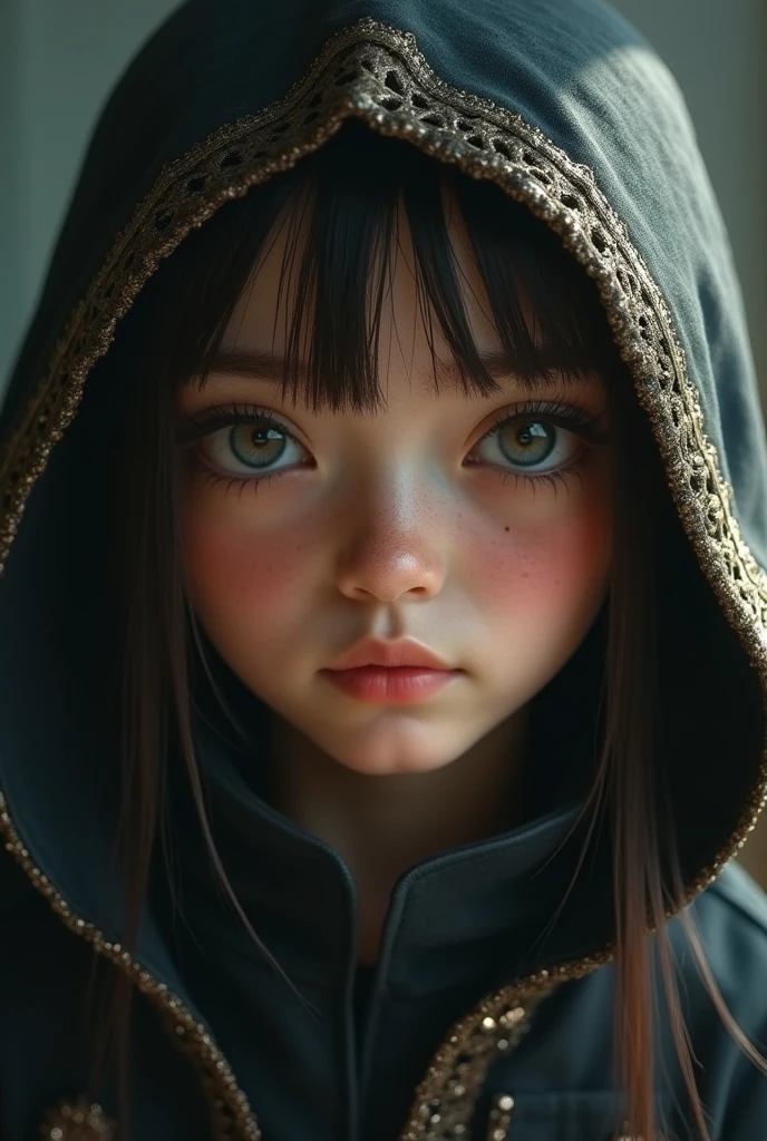 visage triste d'enfant