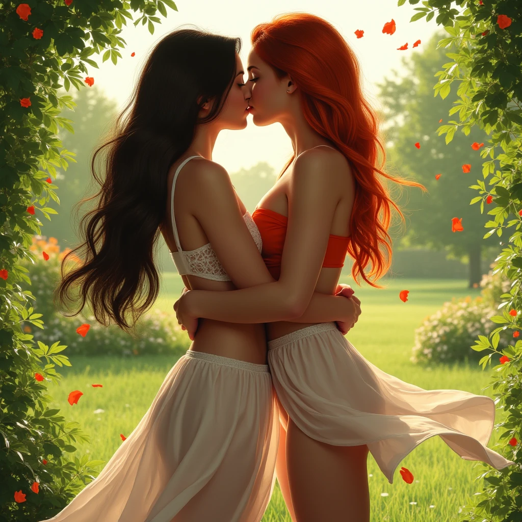 naked lesbian woman