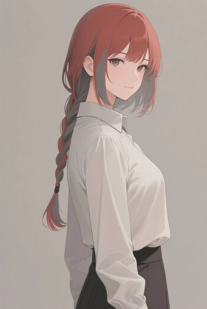 score_9, score_8_up, score_7_up, score_6_up, score_5_up, score_4_up, best quality, uncensored, Makima, maroon hair, braided ponytail, ringed eyes, yellow eyes, naughty face, shiny skin, sweating, BREAK (masterpiece:1.2), best quality, high resolution, unity 8k wallpaper, (illustration:0.8), (detailed eyes:1.3), perfect lighting, extremely detailed CG, (perfect hands, perfect anatomy), porn, 3d, licking dick, kneeling, from side, large aerola, dark nipples, red lips, big balls, veiny penis, tongue out, horny face, ahegao, 