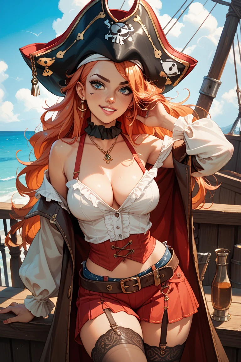 Masterpiece、Highest quality、Super fine、Fine、High resolution、Realistic、One Piece Nami's live-action adaptation