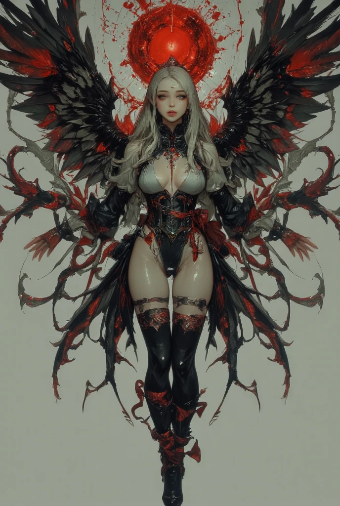 Red eyes,masutepiece, (Best Quality:1.4), Realistic, extremely detailed CG unified 8k wallpaper, ighly detailed, High-definition raw color photos, professional photograpy, Realistic portrait, Cinematic Light, Beautiful detailed, 1girl in, (Naked:1.5), Beautiful big breasts, breasts details, Exposed breasts, (cleavage of the breast:1.2), (Fine face:1.2), Close up of a girl in Beautiful clothes with wide open front, Bare shoulders, (transparent Beautiful clothing with a wide open chest:1.4), open chest wide, Undress、No bra, , (cameltoe details), Outdoors, high intricate detailed, float, cum on, Sense of truth, beautiful landscape forest, castle, sexy lighting,nude,nude breast