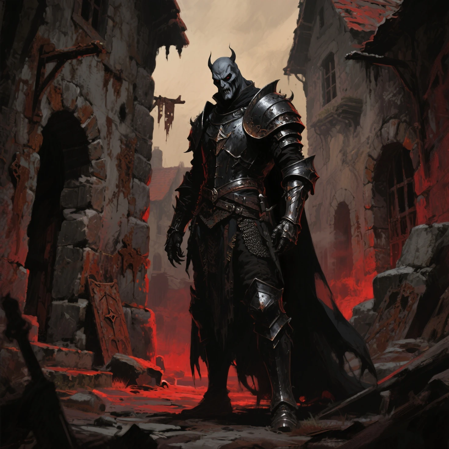 Generate a stunning art style, a true [masterpiece] [best quality] of art. The image showcases [detailed linework], [dynamic shading], and [dramatic lighting], bringing to life a [dreading atmosphere, grim dark coloures, action shot, cinematic composition] . In the background a [gothic landscape, warhammer 40k] is to be seen in [grand:1.8, high-scale:1.8, panorama:1.8] from [from below]. A aeldari, solo:1.3 is [full body view, dynamic pose] in front of the edge of a tower. It is holding a [power_sword in its righthand]. It is wearing a [full armor, skull pauldron, full metal armor, wearing intricate ornamented metal armor, full face helmet, skull mask, full metal armor, silver armor, white pelvic curtain, bronze trimmings]. <lora:eldarG:0.8>