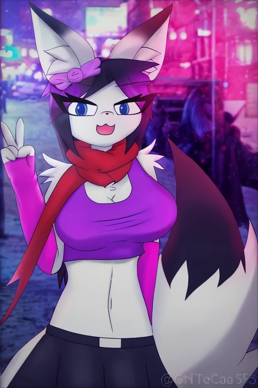 Sylveon, female vampire, red eyes, fangs, black cloak, glasses, one character, dark background, full body, fluffy tail
