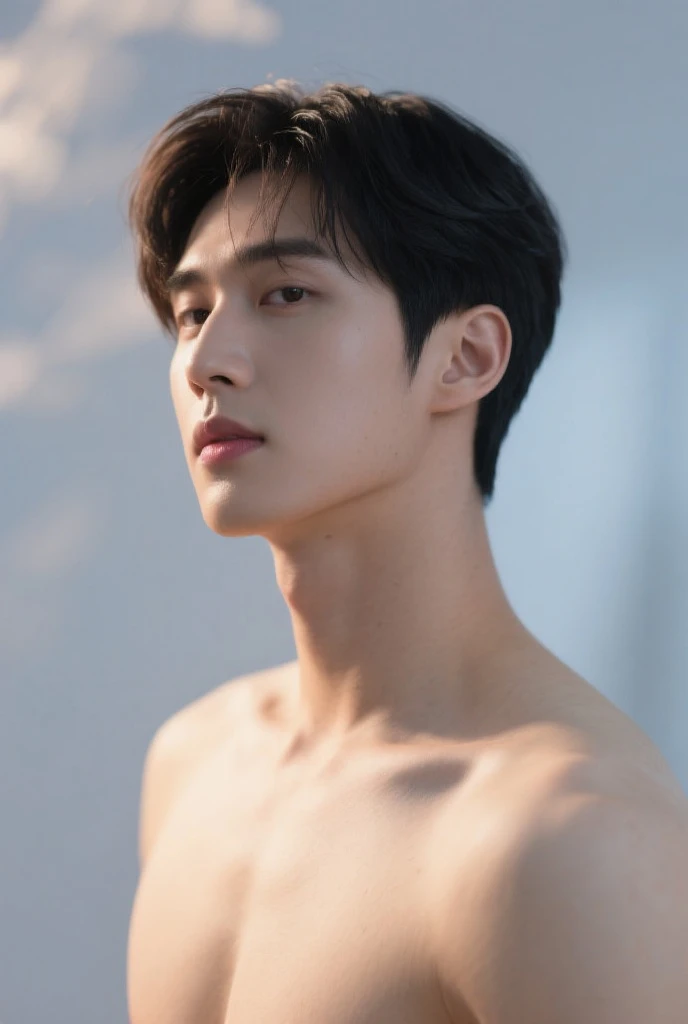 ((Top Quality, 8k, Masterpiece: 2), fit teen boy,lying down,hairy chest::1.7, crew cut, top view(Male Focus), armpit, masculine shape, masculine, rough, raised , sexy, correct anatomy::, beard::1.5 honey-colored eyes::1.8 , photorealistc, model, Full Body, almost naked, POV,top angle,correct anatomy, explicit content,bara, pubic hair,dripping, very short hair, gray hair,(sweat:1.3),bodily fluids,precum,pain expression,hd, dark shadows, jockstrap:1.5, full beard